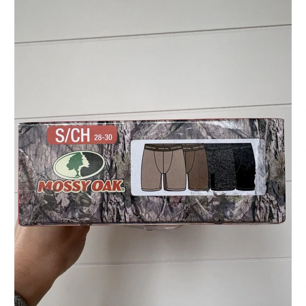 Mossy Oak 4 Pack Boxer Briefs Underwear Mens S 28-30